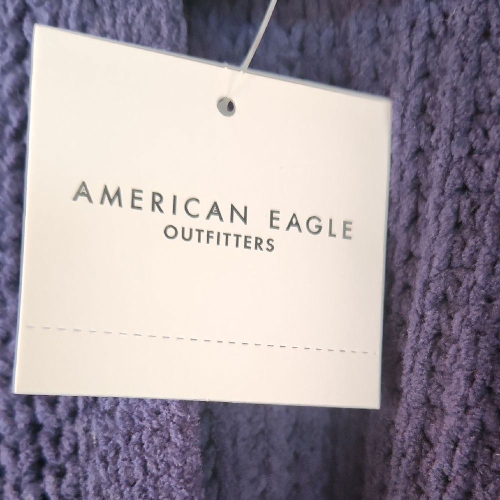 American Eagle Outfitters Blue Knit Cardigan NWT - Picture 3 of 16